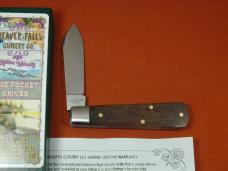 Beaver Falls Cutlery Co Smooth Franciscan Walnut Wood Jack Knife NIB from Cooper Cutlery Made USA FW