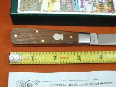 Beaver Falls Cutlery Co Smooth Franciscan Walnut Wood Jack Knife NIB from Cooper Cutlery Made USA FW