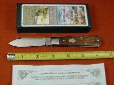 Beaver Falls Cutlery Co Smooth Franciscan Walnut Wood Jack Knife NIB from Cooper Cutlery Made USA FW