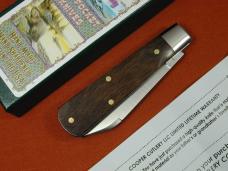 Beaver Falls Cutlery Co Smooth Franciscan Walnut Wood Jack Knife NIB from Cooper Cutlery Made USA FW