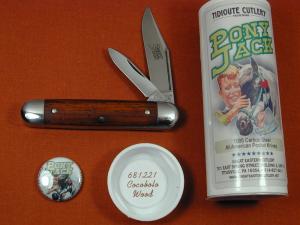 Great Eastern Cutlery GEC Smooth Cocobolo Wood Pony Jack Knife NIT 681221 Made In USA