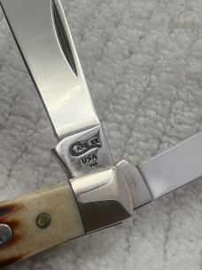 Case XX USA 1993-1999 3 Dot R5225 1/2 SS 2 Blade Small Coke Bottle (104)