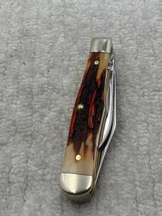 Case XX USA 1993-1999 3 Dot R5225 1/2 SS 2 Blade Small Coke Bottle (104)