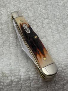 Case XX USA 1993-1999 3 Dot R5225 1/2 SS 2 Blade Small Coke Bottle (104)