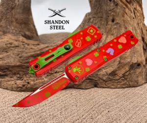 Microtech UTX-85 Gen IV St. Patricks Day S/E Signature Series 12314-1SPDS