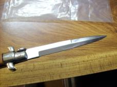 Falcon Italy Knife Manual High Quality Italian Folder UNUSED Bayonet Blade Olive WoodBeauty!