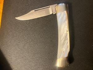 FRANK BUSTER CUTLERY FIGHTIN ROOSTER PEARL LOCKBACK