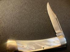 FRANK BUSTER CUTLERY FIGHTIN ROOSTER PEARL LOCKBACK