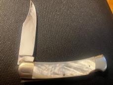 FRANK BUSTER CUTLERY FIGHTIN ROOSTER PEARL LOCKBACK