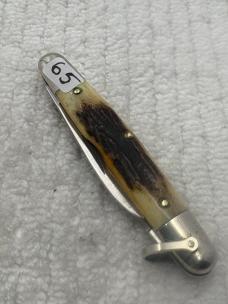 Case XX USA 1980 10 Dot 05263 2 Blade Stag Pocket Knife With Bail (65)