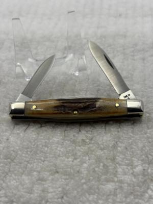 Case XX 1982 8 Dot 52042 SSP Pen Knife 2 Blade Pocket Knife (28)