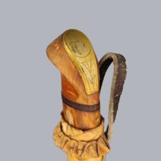 Vintage 1940s Finnish Tuohituppi Puukko Knife with Birchbark Sheath #8710