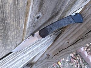 Buck 110 Hunter - Build Out - Limited Edition Knife Black Alum/CF S45VN Blade - NEW