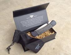 Buck 110 Hunter - Build Out - Limited Edition Knife Black Alum/CF S45VN Blade - NEW