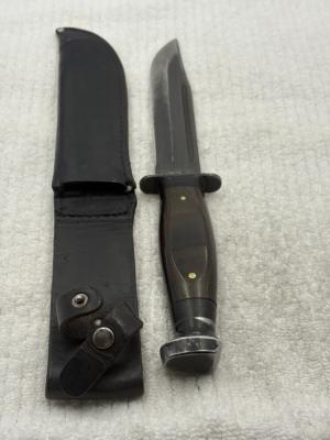 Ka Bar 1209 USA Vintage Fixed Blade Fighting Knife with Sheath 21