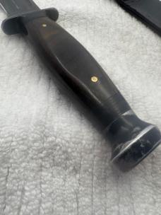 Ka Bar 1209 USA Vintage Fixed Blade Fighting Knife with Sheath (21)