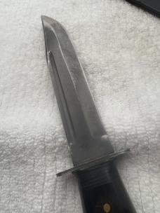 Ka Bar 1209 USA Vintage Fixed Blade Fighting Knife with Sheath (21)