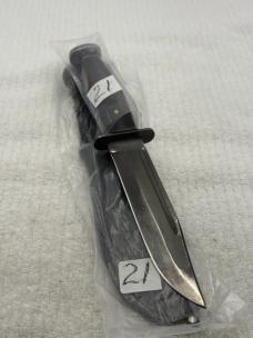 Ka Bar 1209 USA Vintage Fixed Blade Fighting Knife with Sheath (21)
