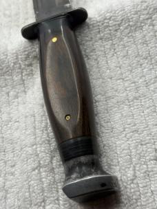 Ka Bar 1209 USA Vintage Fixed Blade Fighting Knife with Sheath (21)