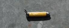 Imperial Knife Co. 1941 Factory Mint 1 1/2" Closed Cracked Ice 1 Blade Mirror Polished Cigar Shaped