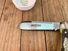 Great Eastern Cutlery Northfield Easy Open #56 Dog Leg Jack Avocado Jigged Bone 2023