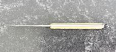 Schrade Advertising Pull Ball Switchblade Knife, Cream Color Scale, Unused