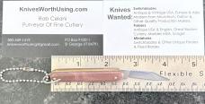 Edgemaster My-T-Mite Mini Keychain Switchblade Knife, Unused