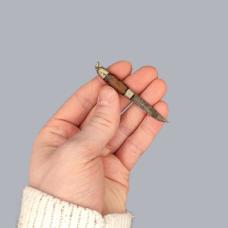 Antique 1890s Swedish Miniature Eskilstuna Knife Nordic Barrel Puukko #8712