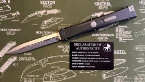 NEW Microtech Nemesis IV PROOF RUN Limited Edition Stonewash plain blade 