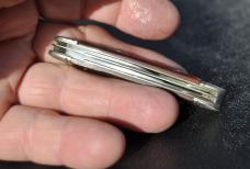 Boker USA 9023 Cigar Jack 2 Blade Jigged Red Bone Long Pull Slight Use Ringed Bolsters 