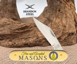Free and Accepted Masons Pocket Knife Frost Cutlery Single Blade Folder MAS2
