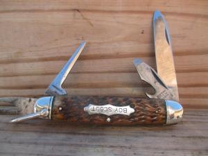 New York Knife Co. Hammer Brand Boy Scout Knife