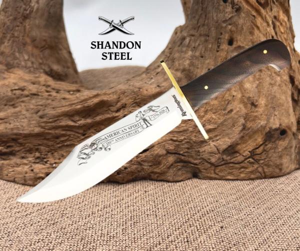 Remington American Spirit 250th Anniversary Bowie Walnut Fixed Blade Knife 51250