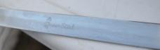 Queen Carving Knife 13" Winterbottom Grooved Bone Handle Used Couple Of Times Honed Maybe Once