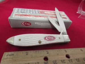 Case XX 2016 White Bone Tear Drop Jack Pattern # TB62028 SS