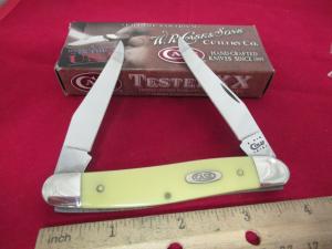 Case XX Cranberry Silver Script Stockman Pattern # 6375 SS