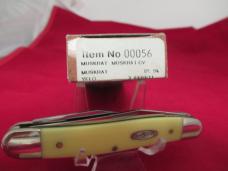 Case XX 2011 Yellow Delrin Handle Muskrat  CV
