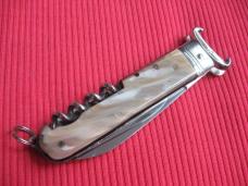 VINTAGE ROSA V. MANIAGO INOX STAMPED ITALIAN MANUAL SHELL PULLER KNIFE
