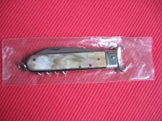 VINTAGE ROSA V. MANIAGO INOX STAMPED ITALIAN MANUAL SHELL PULLER KNIFE