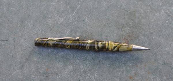 Pencil Knife Mottled Green Celluloid 5" Mint Cattaraugus Blade And File Pat. 852399 Working Pencil Pencil Knife Mottled Green Celluloid 5" Mint Cattaraugus Blade And File Pat. 852399 Working Pencil