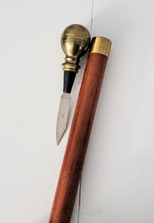 Collapsible Walking Cane with Knife Blade