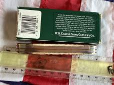 2008 Gunboat Canoe (Mdl# 6394 SS) Sweet Brown Bone Handles +Scrolled Bolsters -NOS in Orig box Minty
