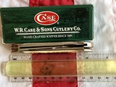 2008 Gunboat Canoe (Mdl# 6394 SS) Sweet Brown Bone Handles +Scrolled Bolsters -NOS in Orig box Minty