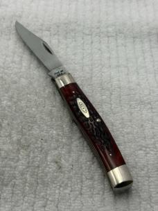 Case XX USA 1970 10 Dot 2 Blade 6292 Red Bone Pocket Knife(76)
