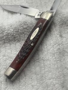 Case XX USA 1970 10 Dot 2 Blade 6292 Red Bone Pocket Knife(76)