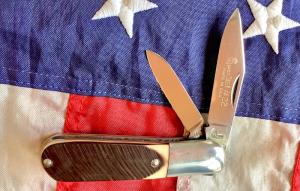 Old Queen Barlow (Queen Steel #22) Knife w/ Derlin Handles -NOS