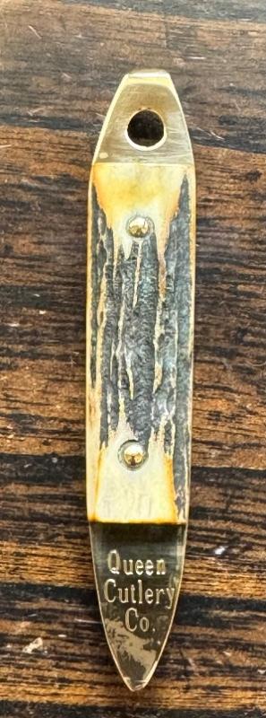 Queen Cutlery Stag Knife Pick/Key Blade opener