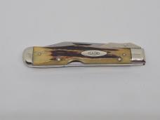1971 CASE XX USA 5111 1/2 Stag CHEETAH Swing Guard Lockback Knife 9 dots Large Tang Stamp