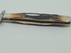 1971 CASE XX USA 5111 1/2 Stag CHEETAH Swing Guard Lockback Knife 9 dots SMALL tang stamp