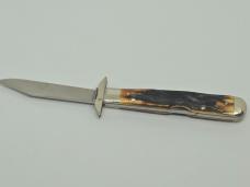 1971 CASE XX USA 5111 1/2 Stag CHEETAH Swing Guard Lockback Knife 9 dots SMALL tang stamp